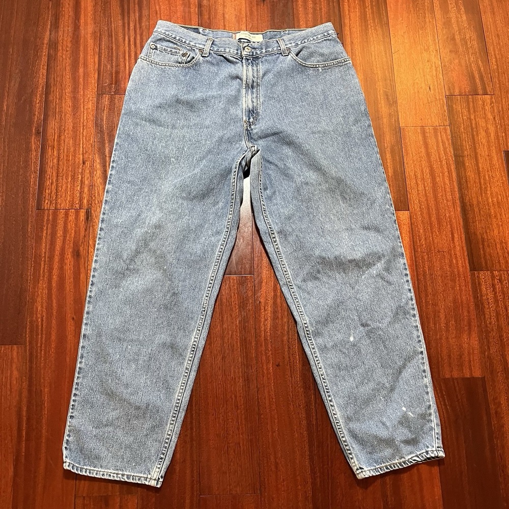 Vintage Levis Jeans Mens 38x32 (37x31) Blue Light Wash Comfort Fit Y2K READ